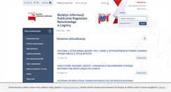 Desktop Screenshot of bip.pogotowie-legnica.pl