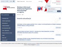 Tablet Screenshot of bip.pogotowie-legnica.pl