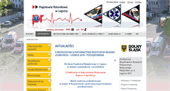 Desktop Screenshot of pogotowie-legnica.pl